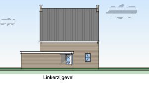 Frieswijk linkerzijgevel