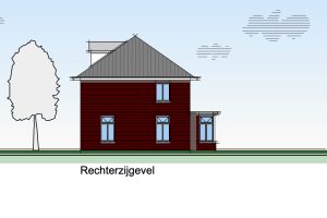 Lankheet rechterzijgevel