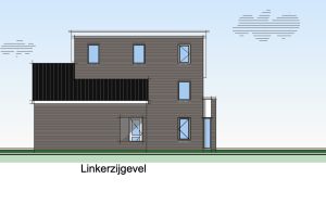 Linkerzijgevel smalenbroek